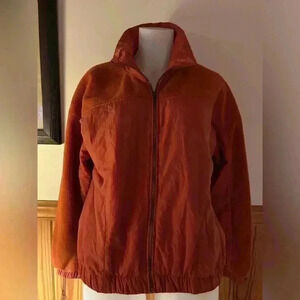 Wild Fable women’s sz M cognac, nutmeg, zip jacket, side pockets